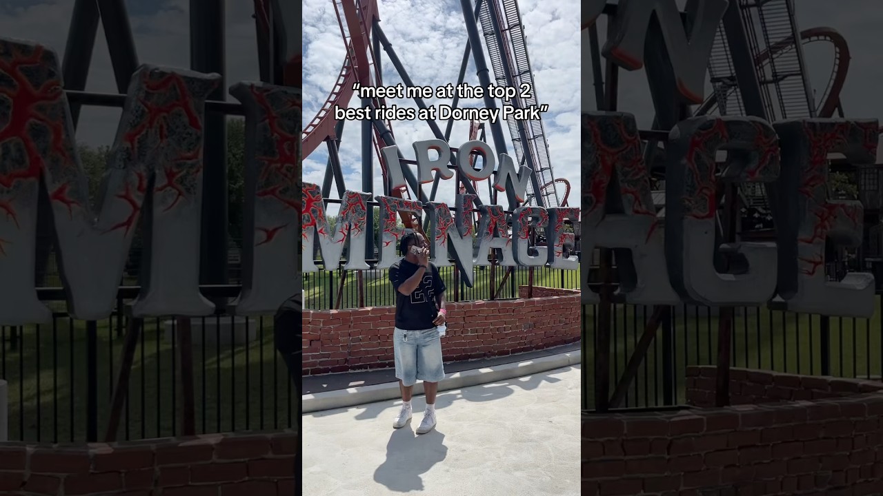 THE BEST RIDES AT DORNEY PARK HANDS DOWN! #ironmenace #dorneypark #steelforce
