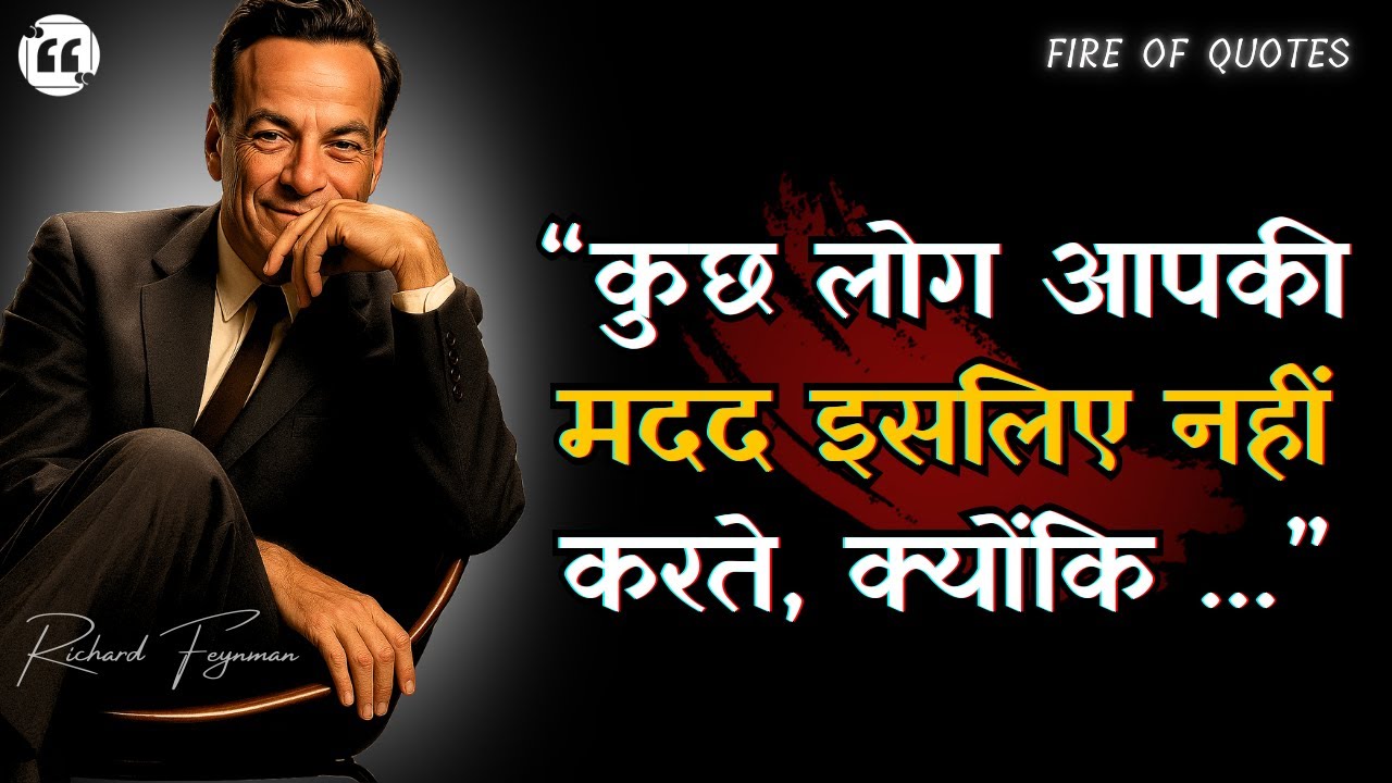बहुत देर होने से पहले जानें Richard Feynman के ये Life Lessons | American Physicist Quotes in Hindi