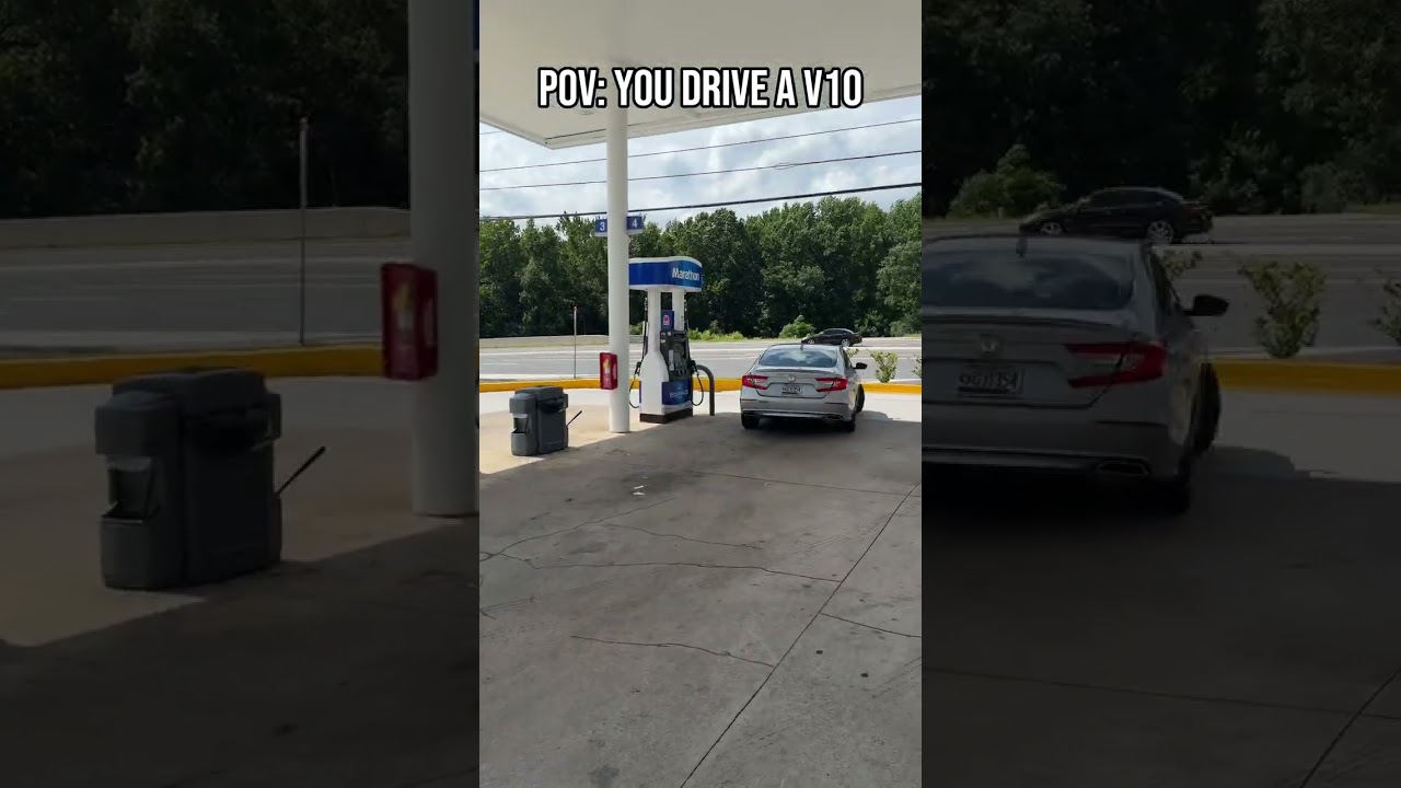 It&rsquo;s hard out here with this gas economy #v10 #car #gas #carguys #pov