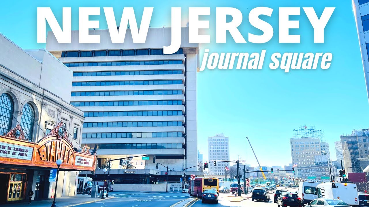 Journal Square Jersey City  Walking Tour 4K Video Travel Vlog New Jersey USA 🇺🇸
