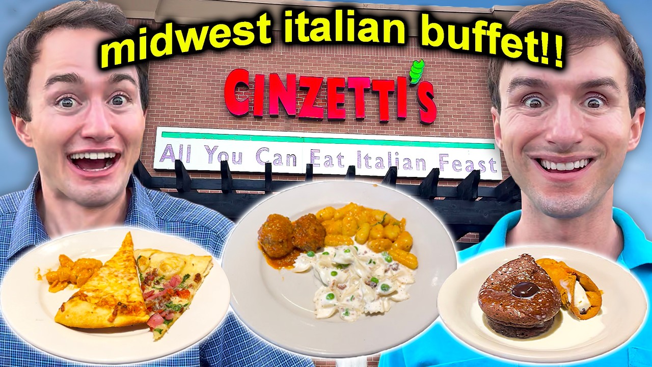 Самый большой итальянский буфет на Среднем Западе. Cinzetti's