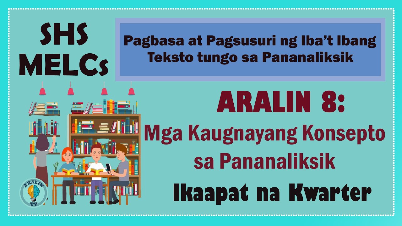 Aralin 8: Mga Kaugnayang Konsepto sa Pananaliksik SHS Grade 11 MELCs (Ver.2)