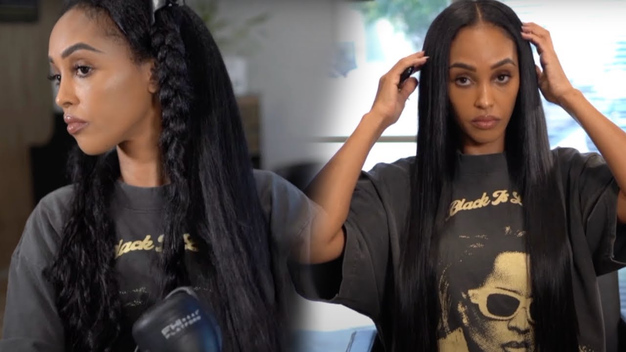 What 5 Weeks of Tape Extensions Looks Like