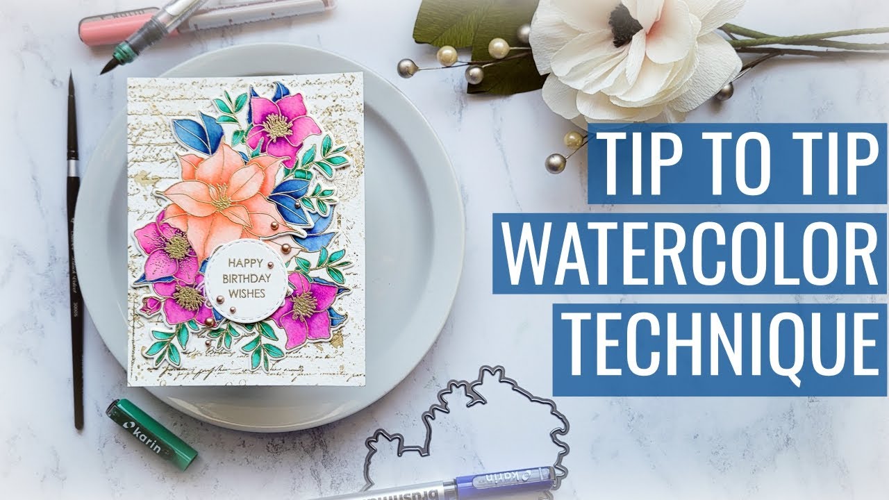 Tip to Tip Watercolor Technique: I Mess Up too, It's Normal