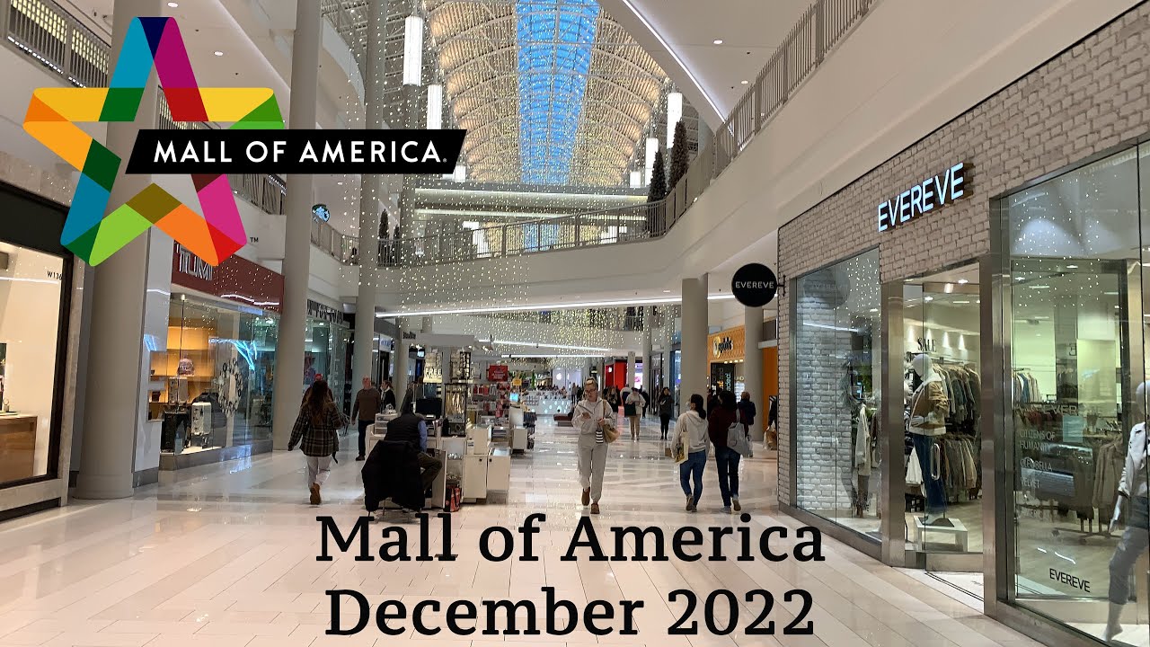 Mall of America and Nickelodeon Universe - Holiday 2022 4K 60FPS