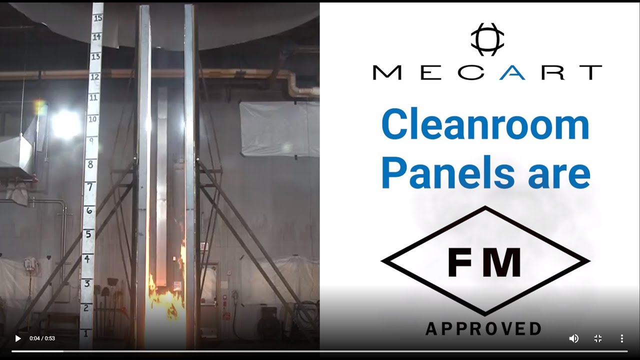 FM Approved Cleanroom Panels FM-4880 & FM-4882 | MECART