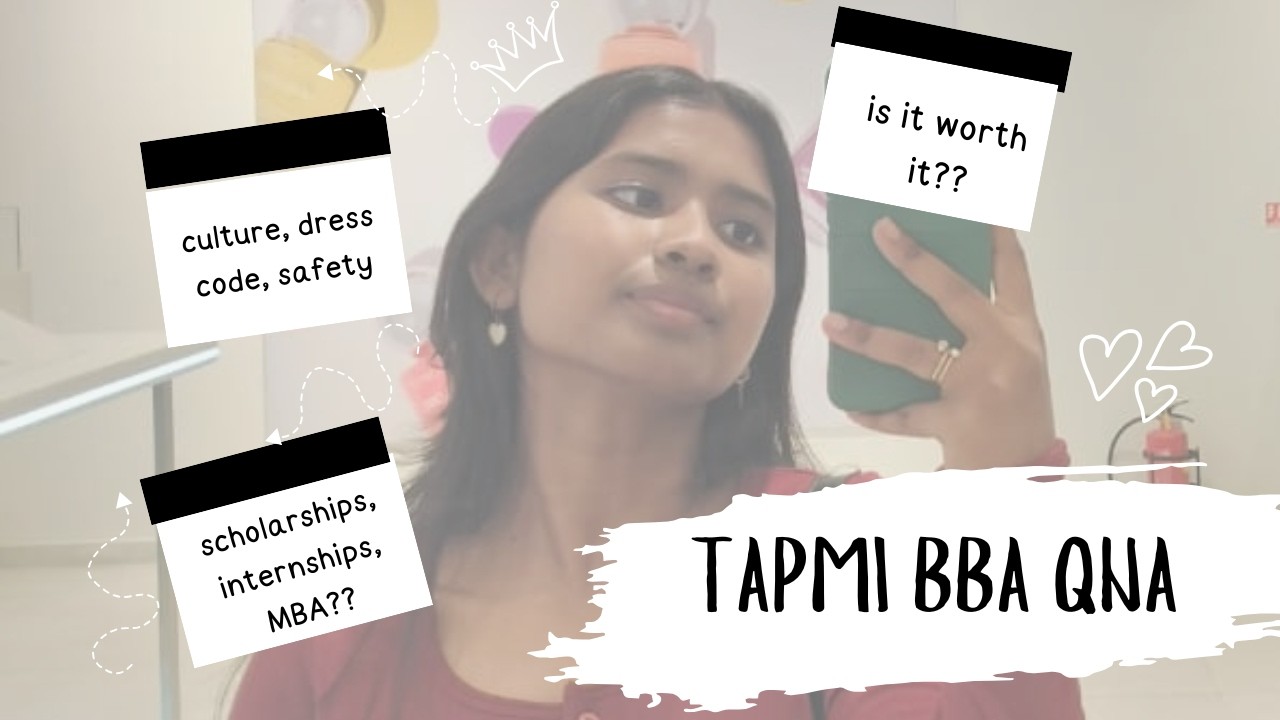 TAPMI BBA QNA | most asked questions | thatsmeupasana #tapmi #bba #qna
