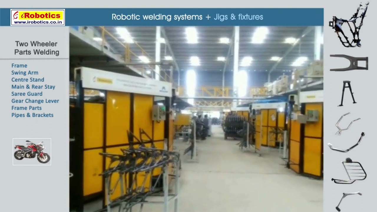 Robotic Two Wheeler Frame Welding Line