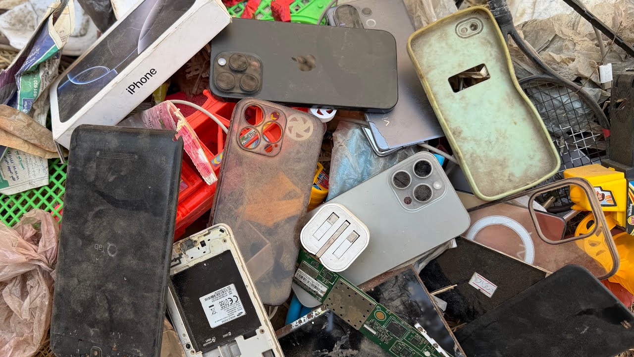 We Found iPhones in a Garbage Cart 😱 | Shocking Phone Discovery 
