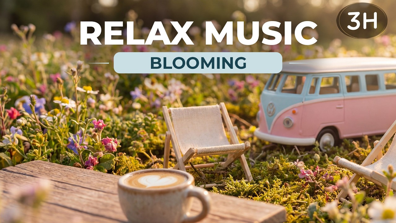 Spring Bloom Miniature Study Music 🌼☕ | Cozy Van Life Lofi Beats for Focus & Relax