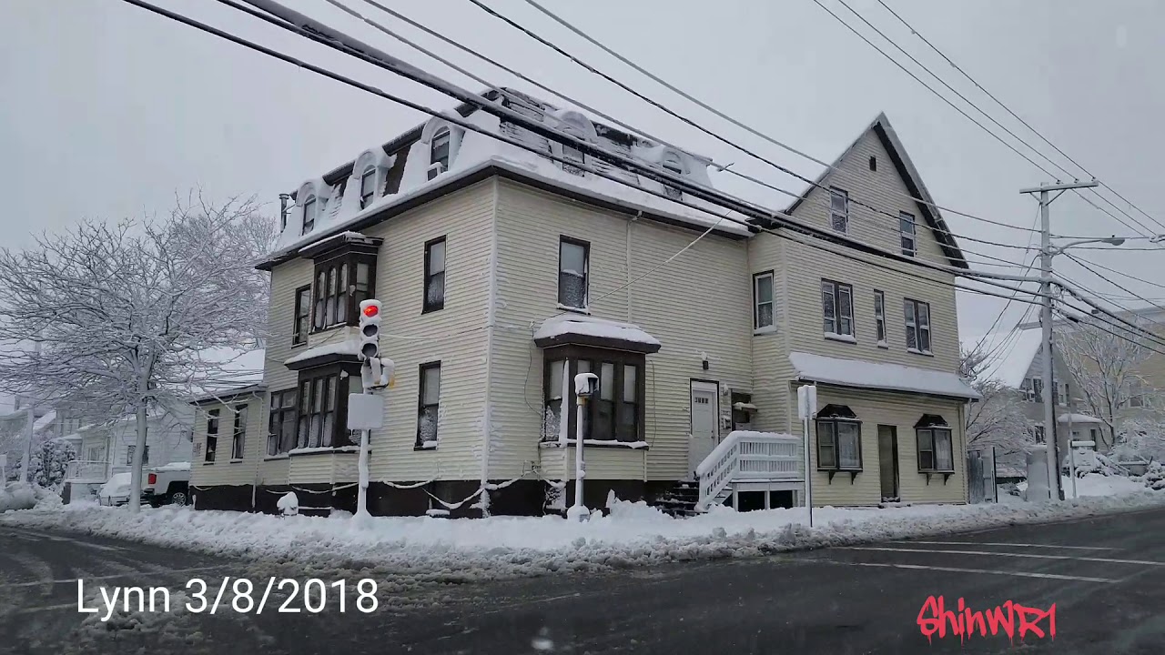 Lynn Massachusetts March 8, 2018 morning after the Snow Storm