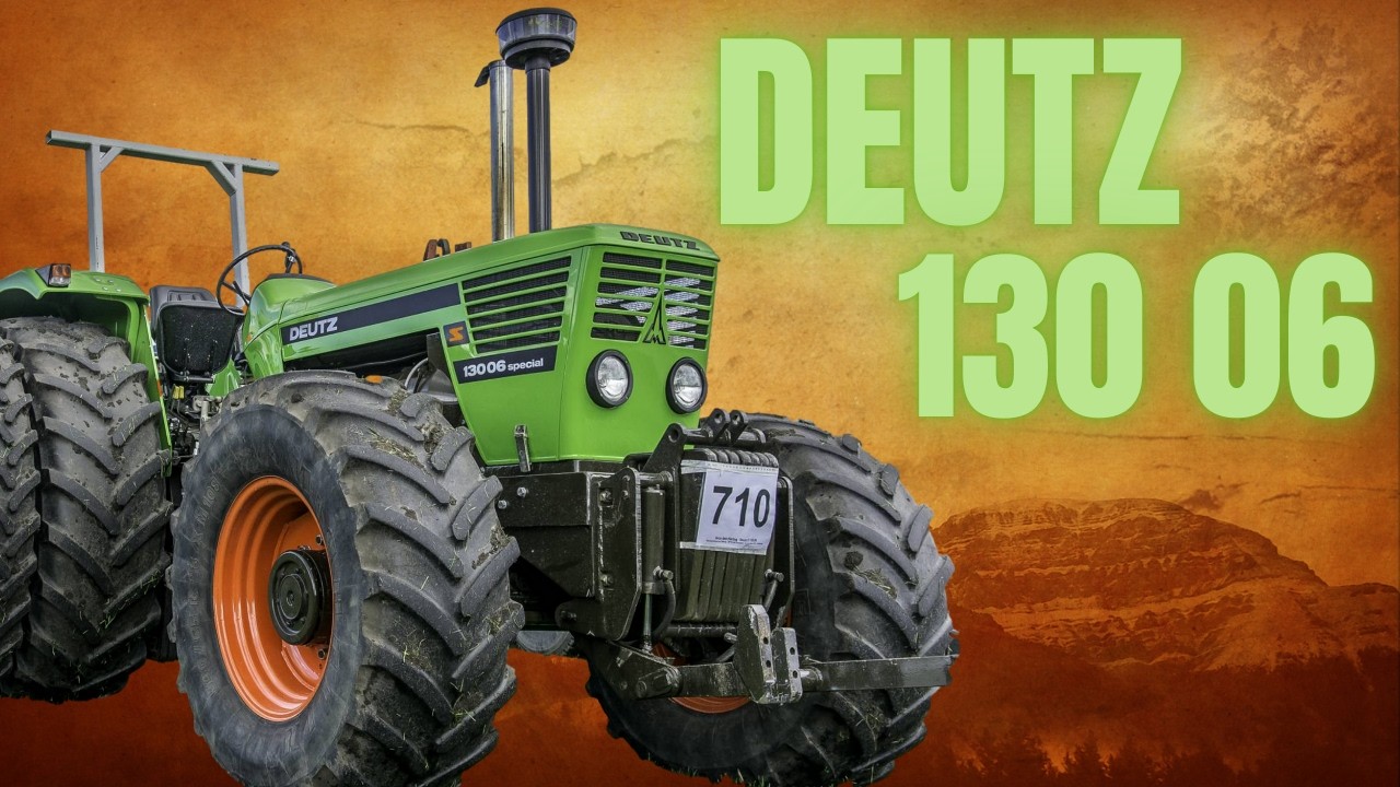 Deutz D13006 &mdash; мощный трактор от Deutz Fahr 1970-х годов.