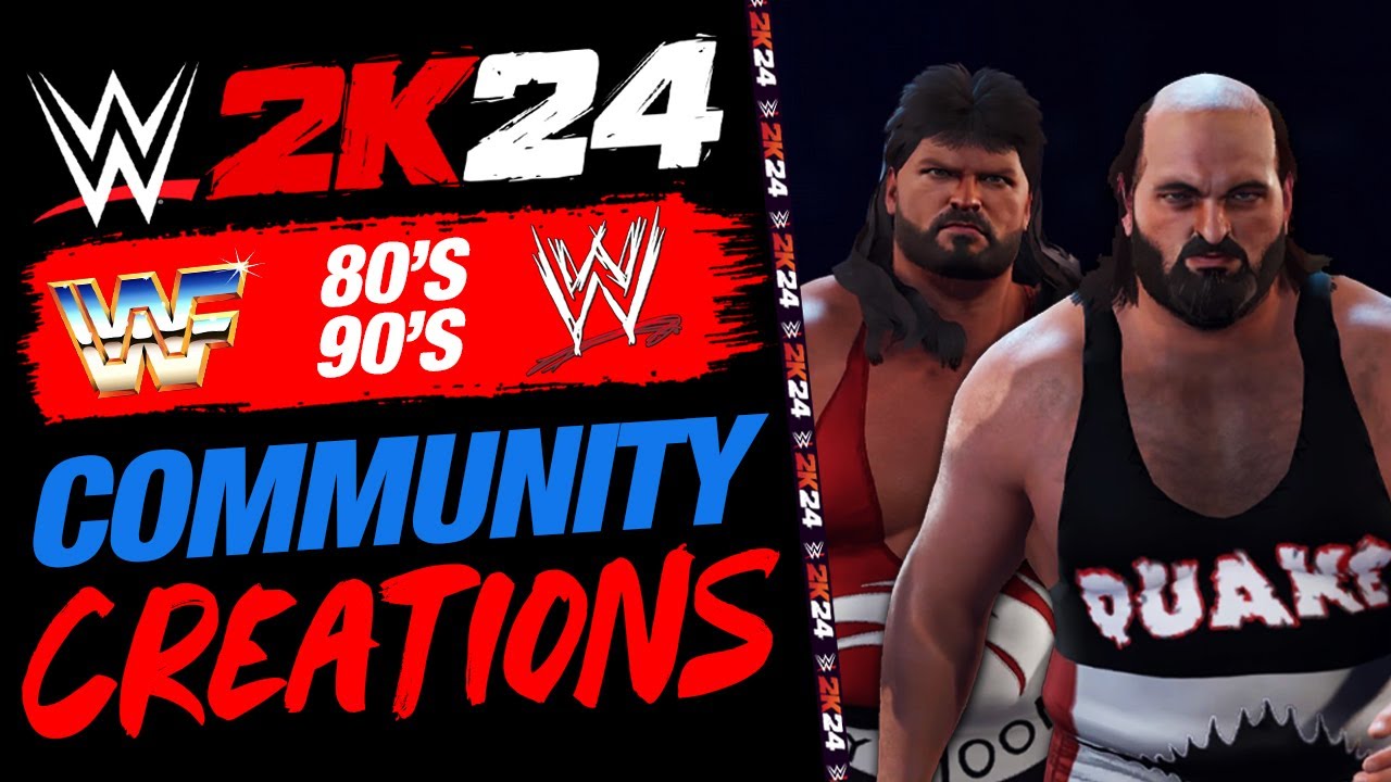 WWE 2K24 WWF COMMUNITY CREATIONS - 80'S 90'S OLD SCHOOL SUPERSTARS