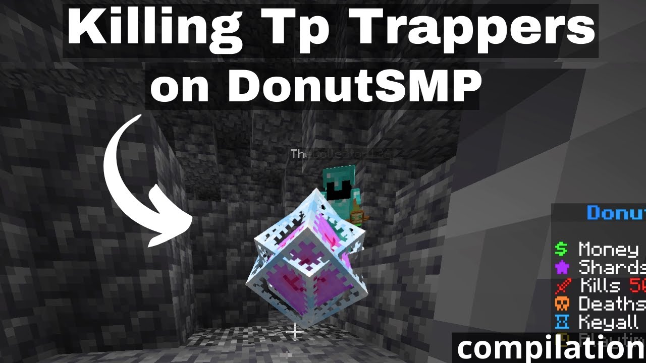 Killing Tp Trappers on DonutSMP!! (All videos Together)