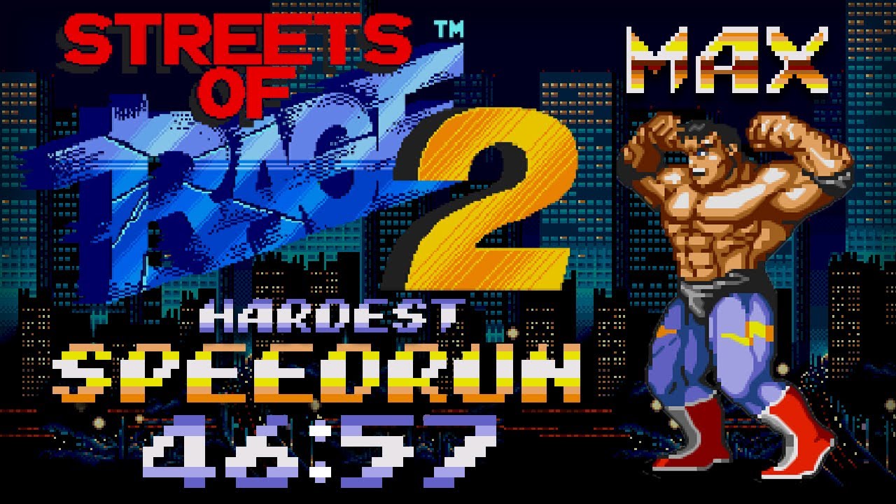 Streets of Rage 2: Max Hardest 46:57 Speedrun (PB)
