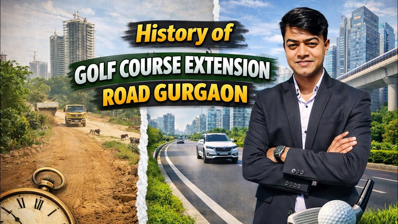 Before vs Now: Golf Course Extension Road Gurgaon Transformation #gurgaonrealestate