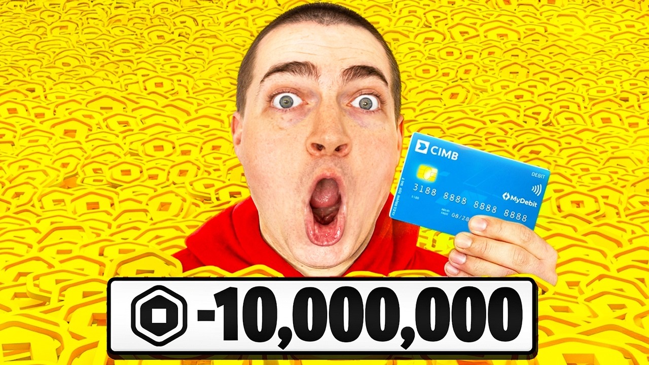 Потратить 10 000 000 Robux за 1 час!