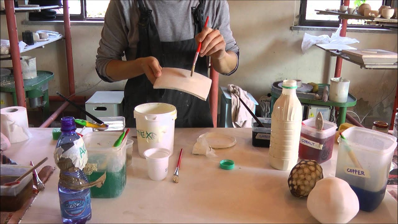 Metallic salts on porcelain Part 2