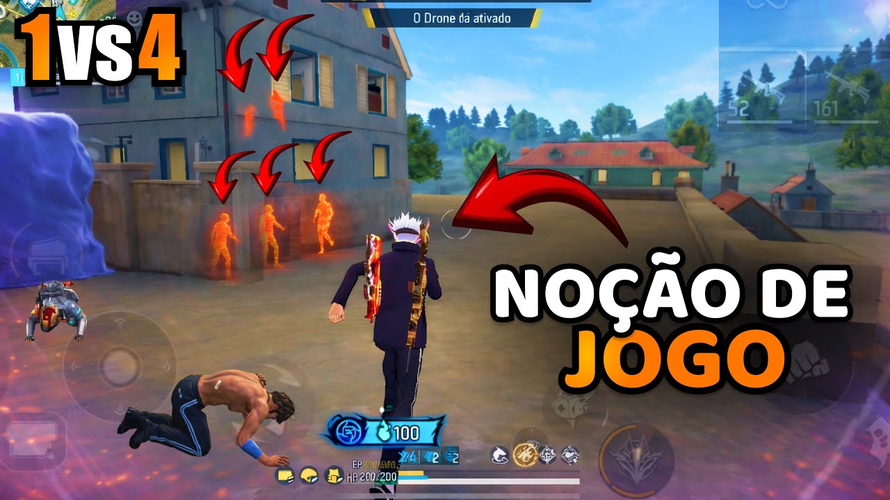 COMO SE MANTER CALMO E MELHORAR SUA VISÃO DE JOGO NO FREE FIRE ! SOLO VS SQUAD !