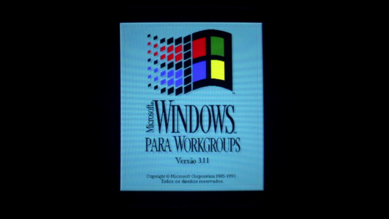 Computador de 1993 - Windows 3.11 & MS-DOS