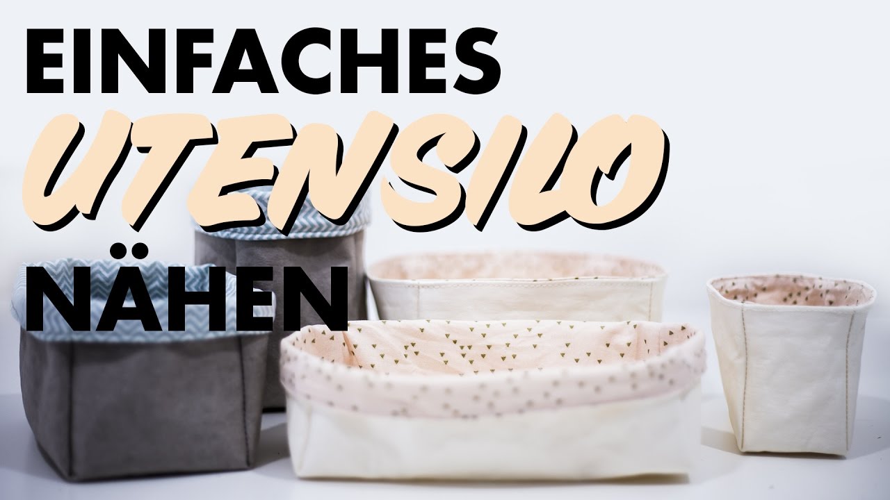 DIY | Einfaches Utensilo aus SnapPap nähen
