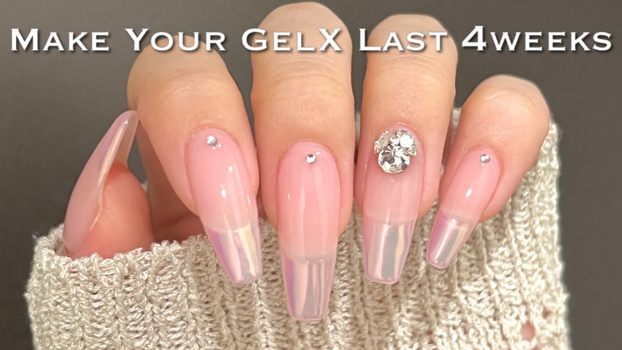 【初心者向け🔰】チップ長さだしを1ヶ月持たせる方法🌟/チップで長さだし💅/セルフネイル/ASMR/韓国ネイル/ワンホンネイル/ジェルネイル