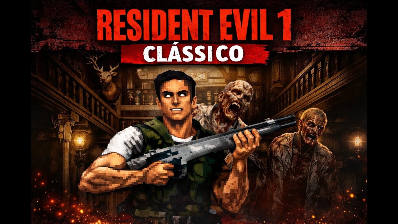 🎮RESIDENT EVIL 1  CLÁSSICO    NO PC