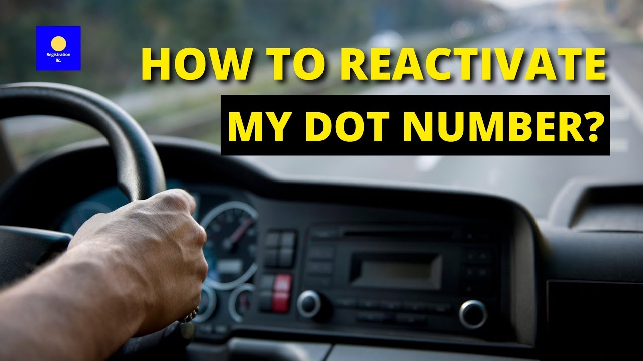 How To Reactivate My DOT Number 👮🏼 🚔Reasons Why Your DOT Number Is Inactive.