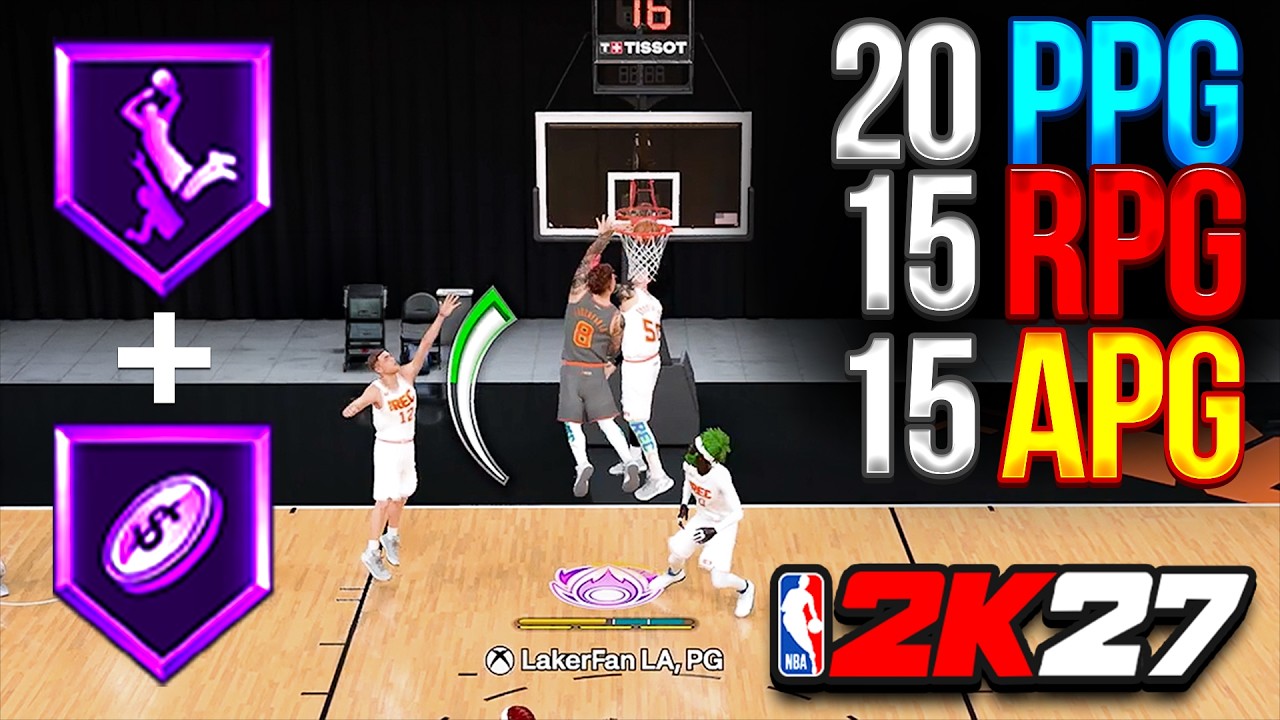 Мой рост 203 см, я настоящий мастер тройных даблов в NBA 2K27!