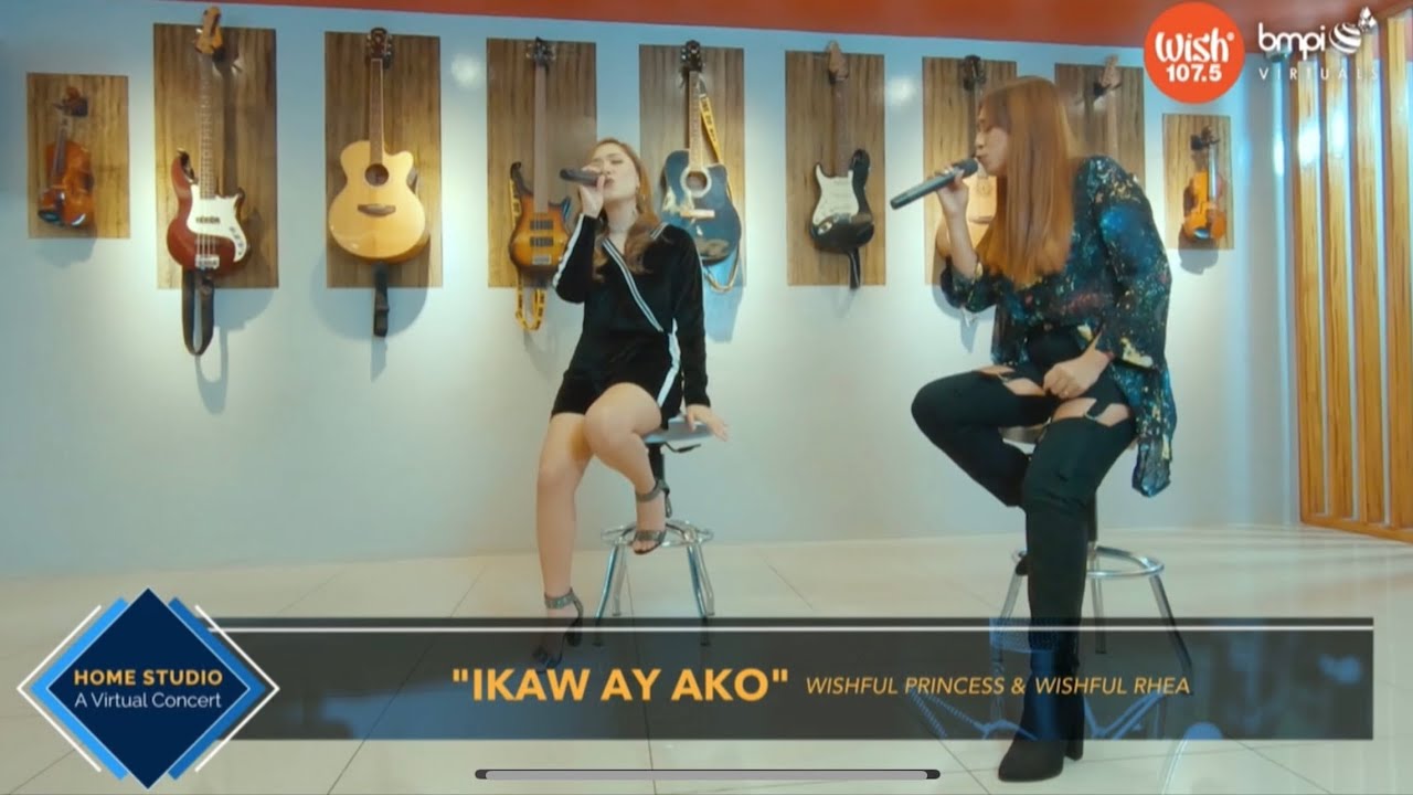 Ikaw Ay Ako - Princess Sevillena & Rhea Basco @ Home Studio Live Concert Wish 107.5