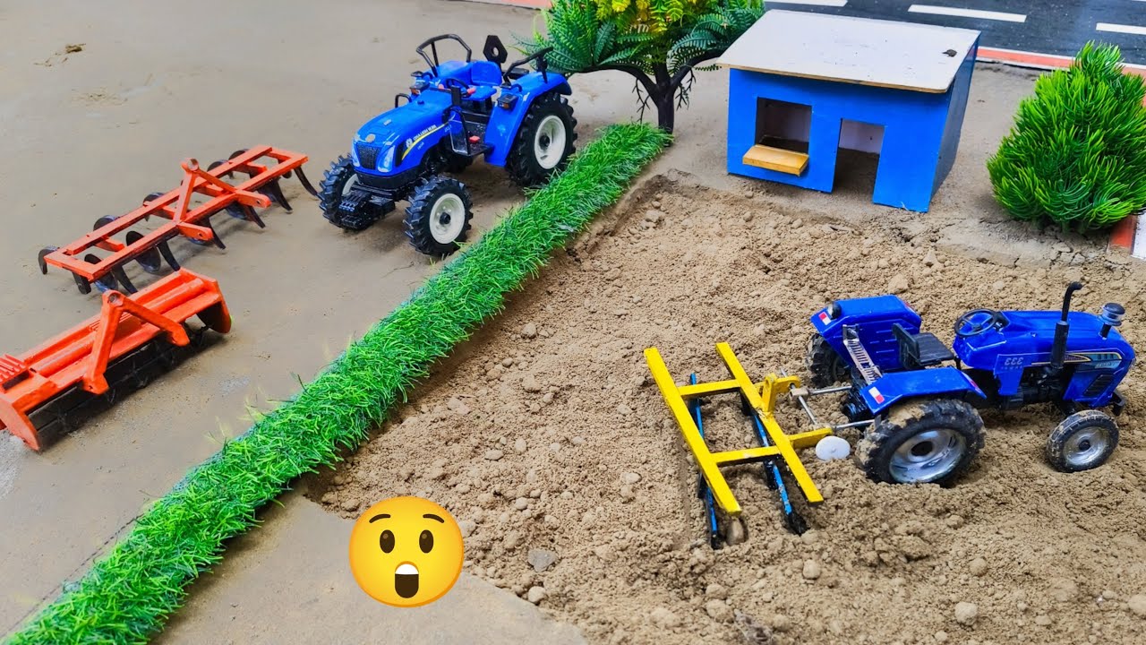 diy tractor agriculture bund maker single row machine science project | @RvDevCreator78| keepvilla |