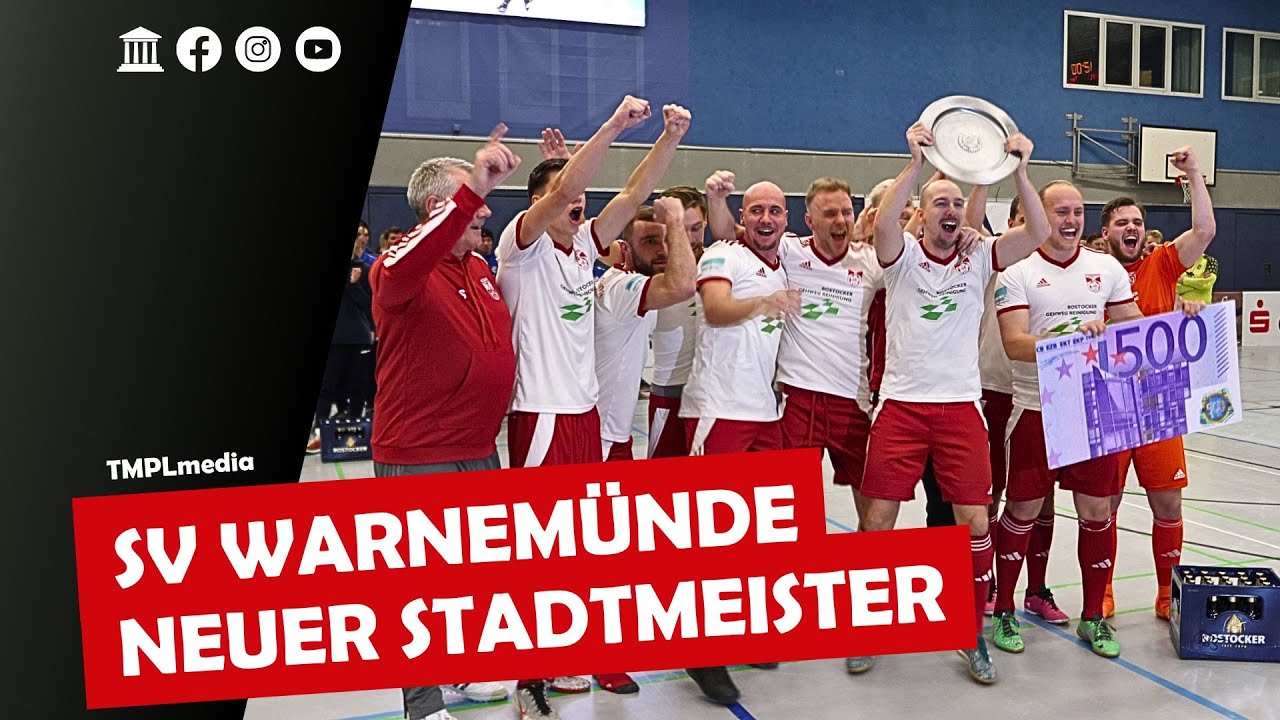 12. Rostocker Stadtmeisterschaft im Hallenfußball - Ein voller Erfolg!