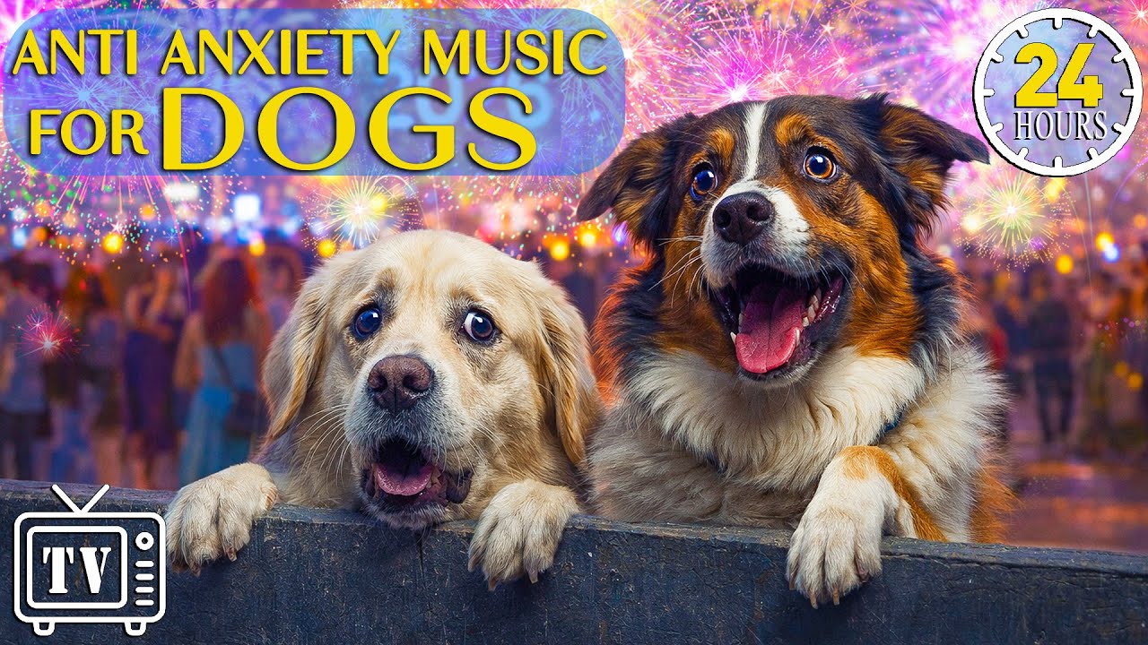 [LIVE] Dog TV: New Year’s Fireworks Calm | Anti-Anxiety Music for Dogs from Fireworks & Loud Noises