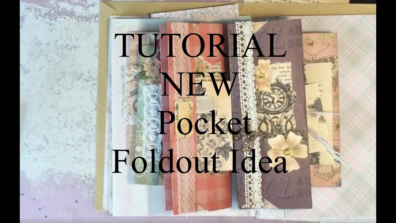 TUTORIAL New Foldout Pocket Idea for Junk Journals