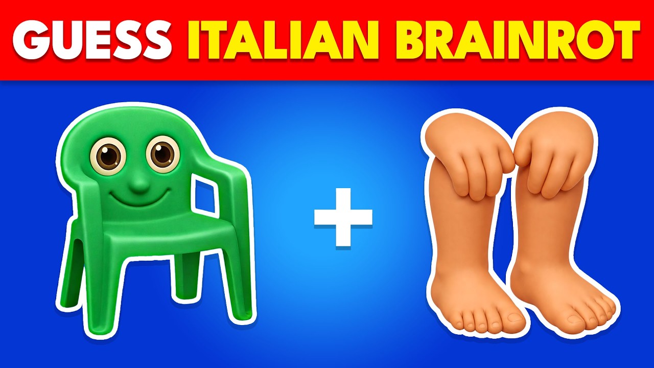 ITALIAN BRAINROT Quiz 🌀 Guess by Emojis | boneca, Tung Tung Sahur, Tralalero Tralala | Beaver Quiz