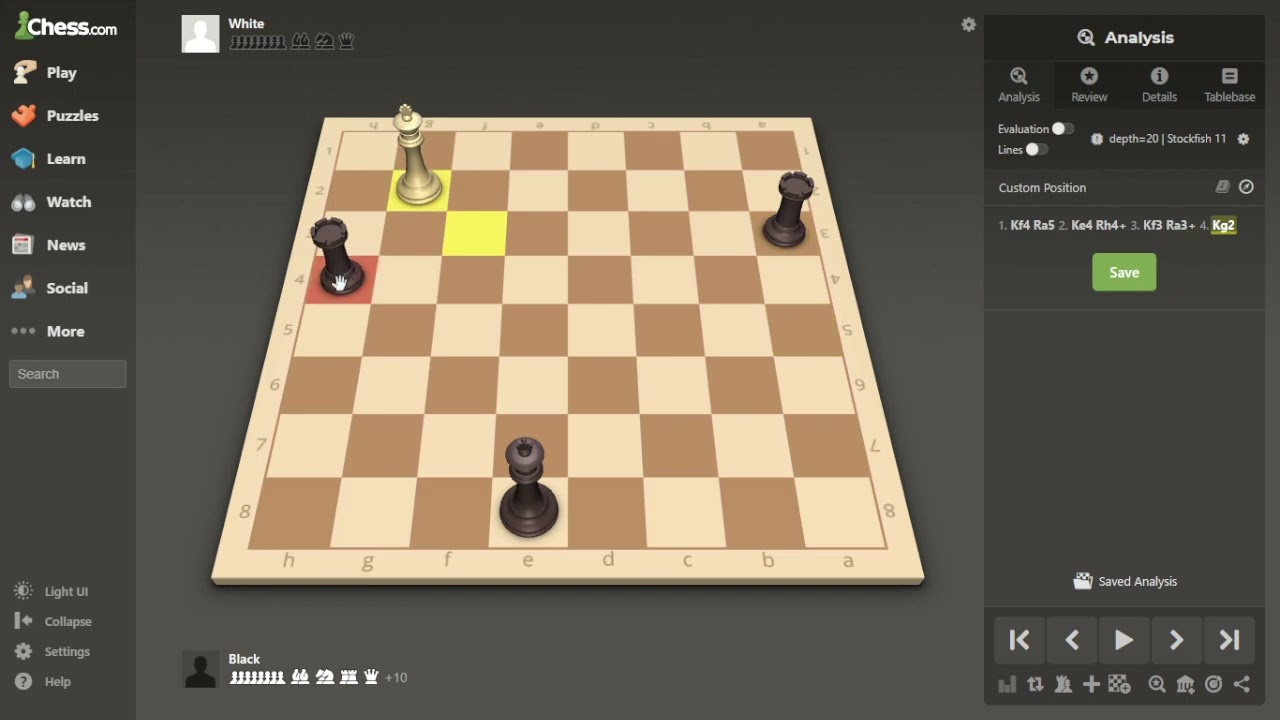 The 2 Rooks. Endgames You Must Know to Be a Good Chess Player