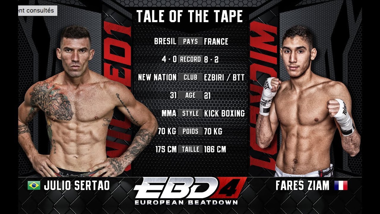 EBD4 - Fares Ziam Vs Julio Sertao Matos
