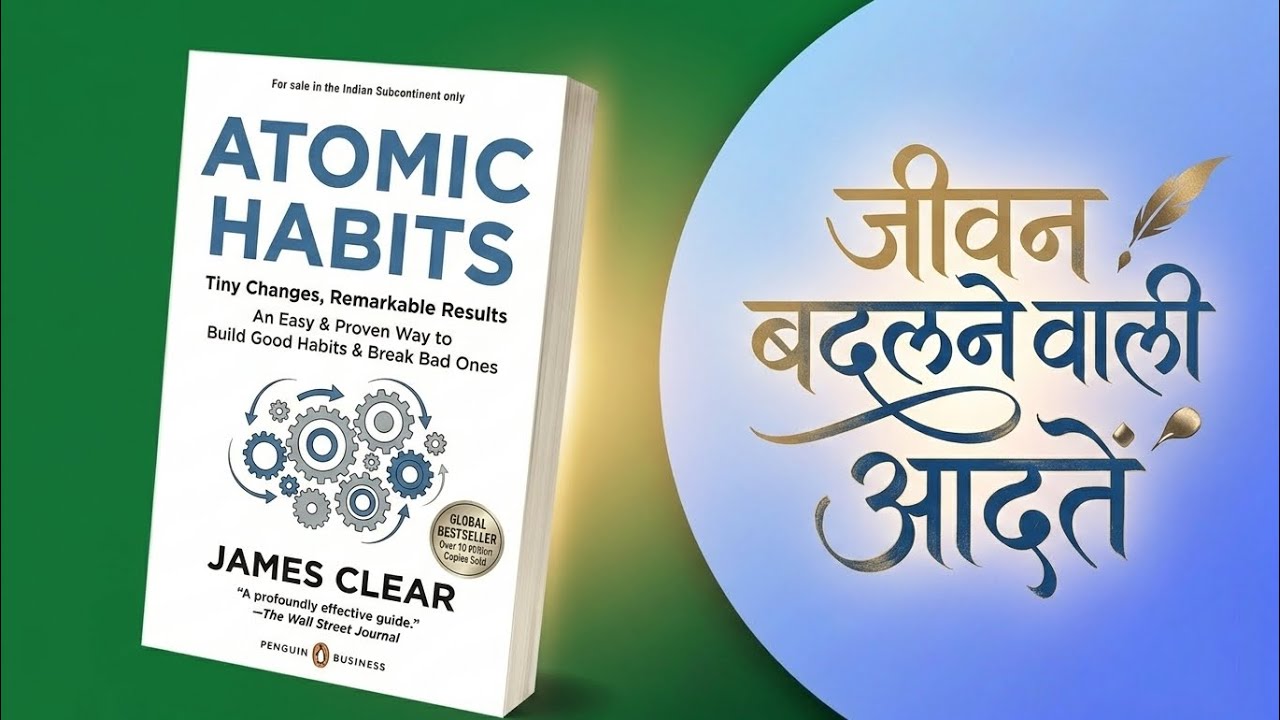 Sirf 1% Badlav, 100% Success! 🔥 Atomic Habits Book Summary in Hindi#youtube #video#Kitab ka saar#