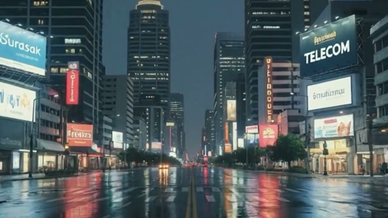 Bangkok After Rain 🌧️ | Chill Lo-Fi City Nights