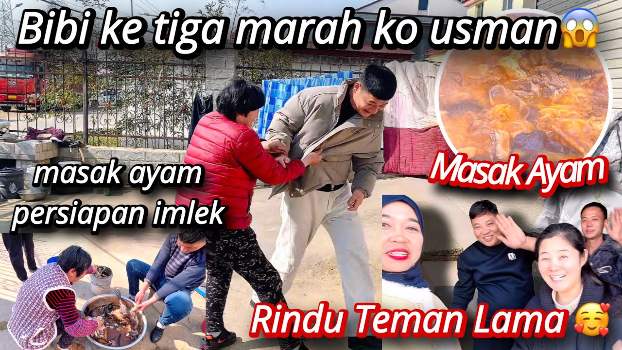 KESIBUKAN SEHARI SEBELUM IMLEK, MASAK AYAM PERSIAPAN UNTUK KELUARGA