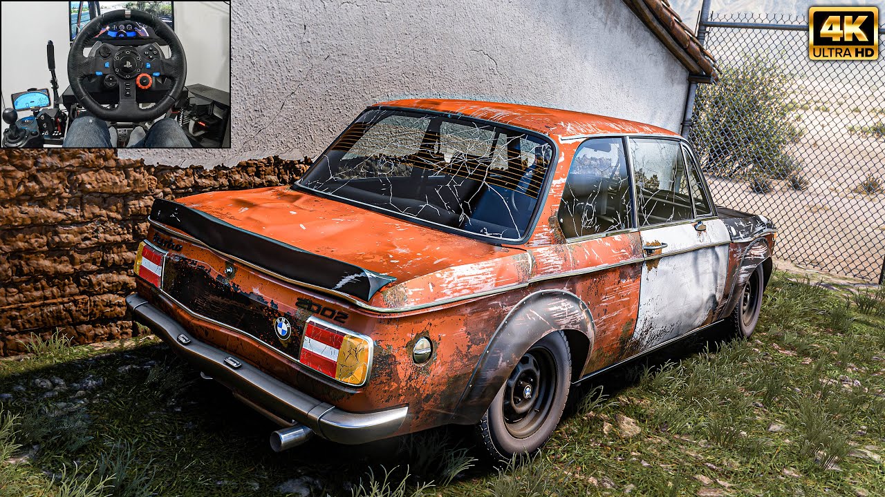 Rebuilding a BMW 2002 Turbo Drift and top speed | Forza Horizon 5 | Logitech g29 gameplay