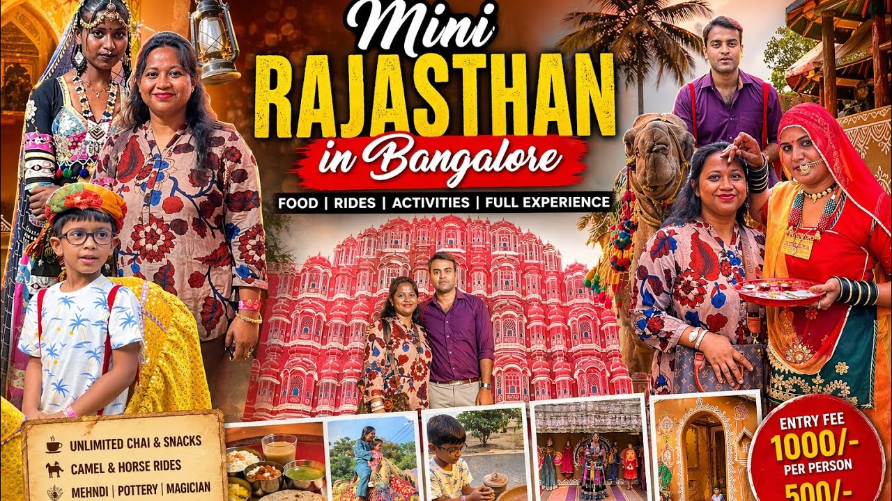 Mini Rajasthan in Bangalore | Rajasthani Dhani Full Experience | Price, Food & Activities