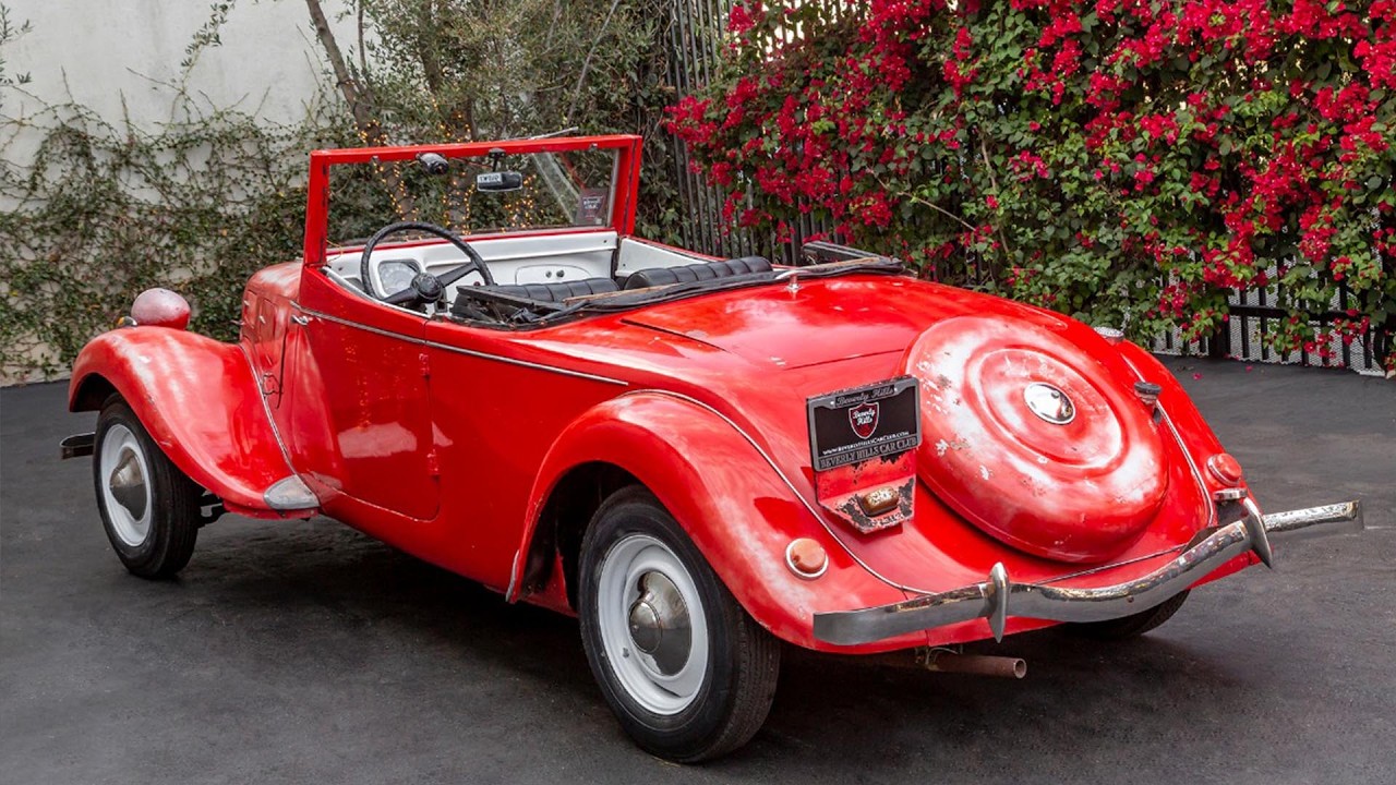 Citroën Traction Cabriolet 1936 года: автомобиль, нарушивший правила.