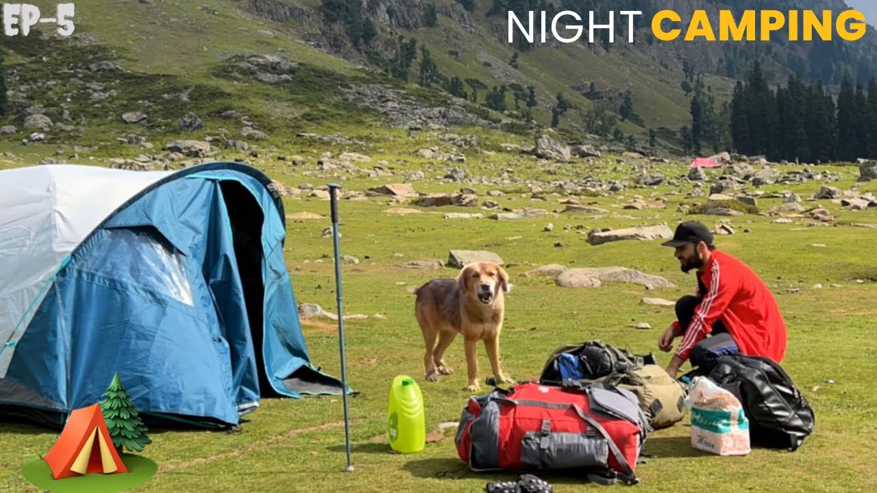 Trekking And Night Camping In Lidderwat Kashmir || Tarsar Marsar Trek EP-5 || The Umar