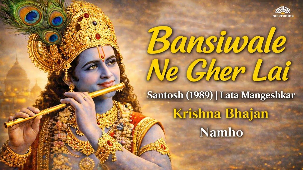 Bansiwale Ne Gher Lai | Santosh (1989) | Lata Mangeshkar | Krishna Bhajan | Namho