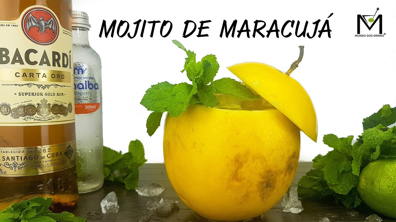 COMO FAZER MOJITO DE MARACUJÁ