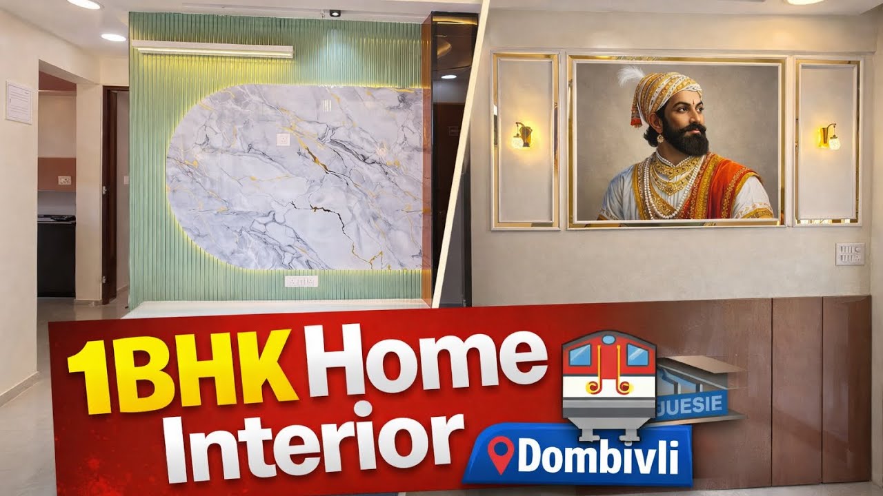 1 BHK FULL INTERIOR |  DOMBIVALI | BEST INTERIOR DESIGNER IN KALYAN 