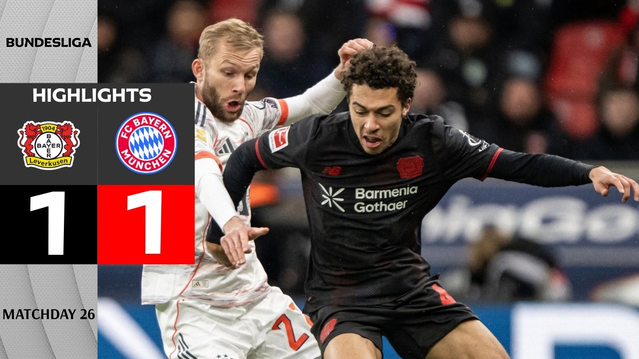 Bayer Leverkusen - Bayern München | 1-1 | Highlights | Bundesliga 2025-26 | leverkusen bayern