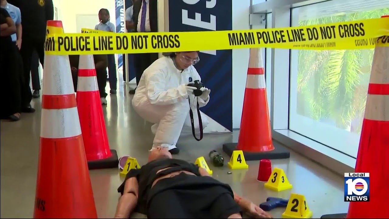 Miami magnet school blends academics with real-world law enforcement training