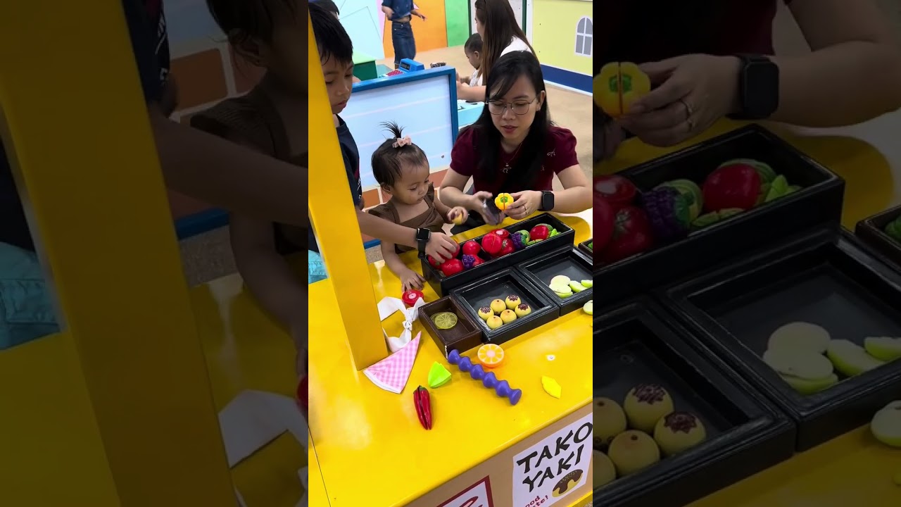 Tristan and Kylie at Kidzoone